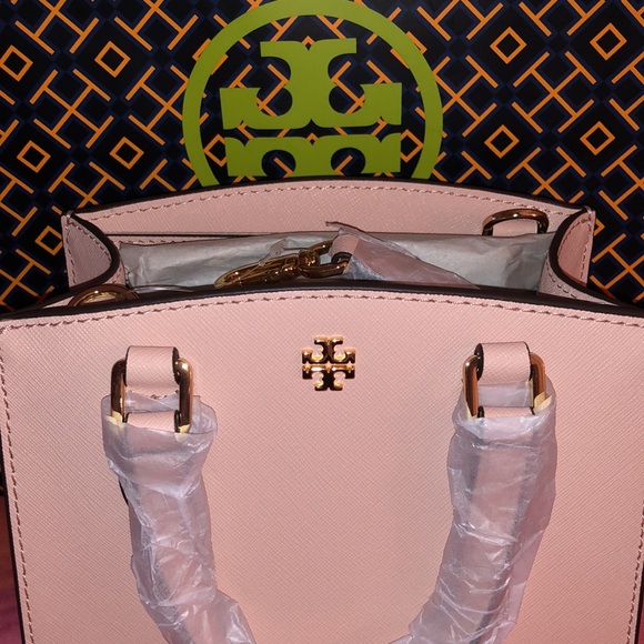Tory Burch Emerson Micro Satchel in Pink Quartz - Picture 10 of 10